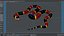 3D Animated Eastern Coral Snake