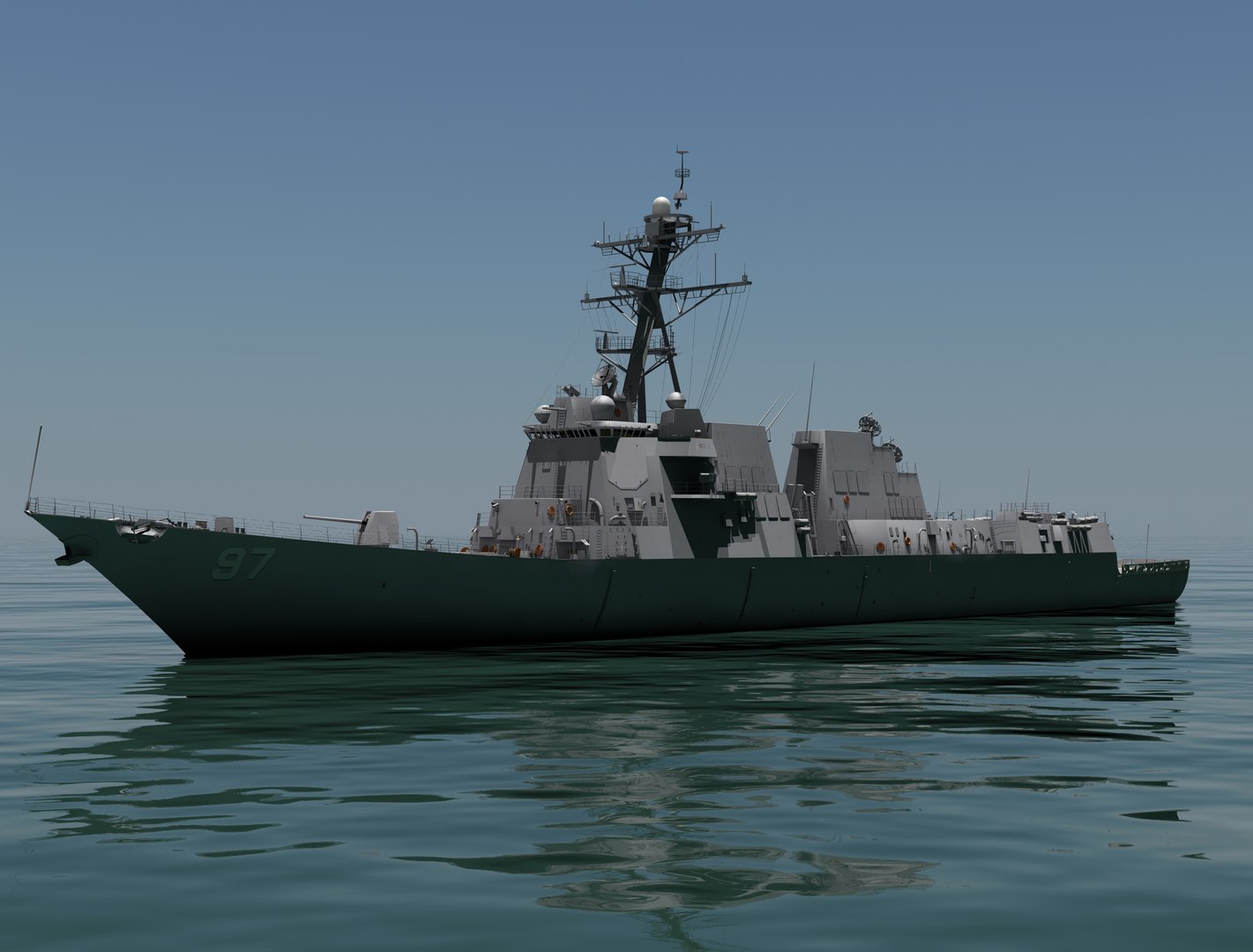 3ds Max Arleigh Burke Ddgs Navy Ships