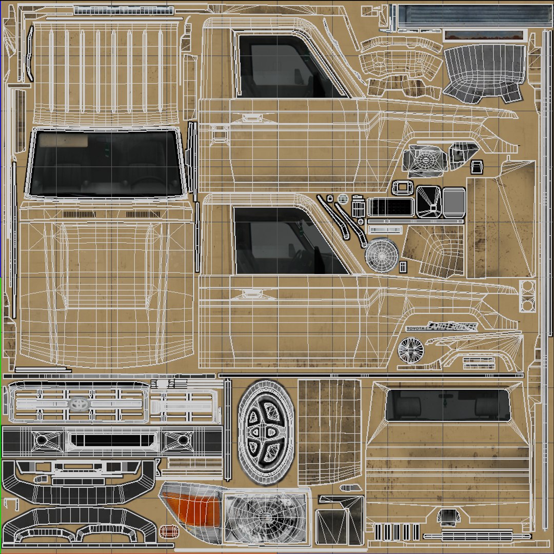 Land Cruiser 79 3D Model - TurboSquid 1888363