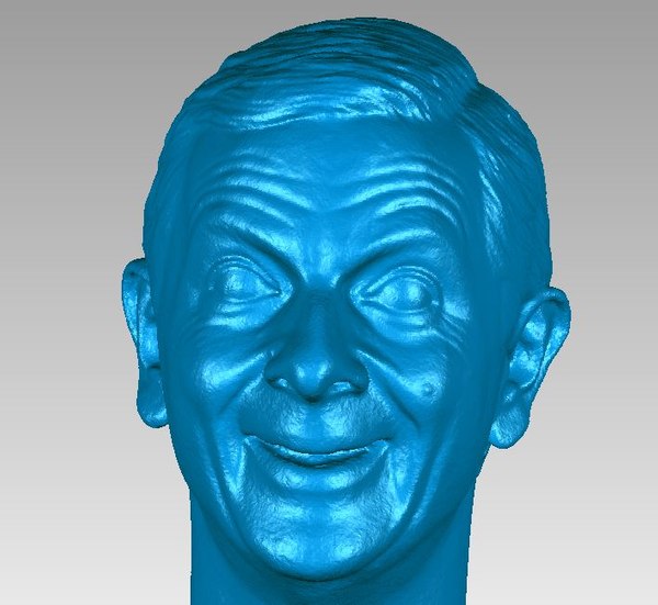 3D mr bean head