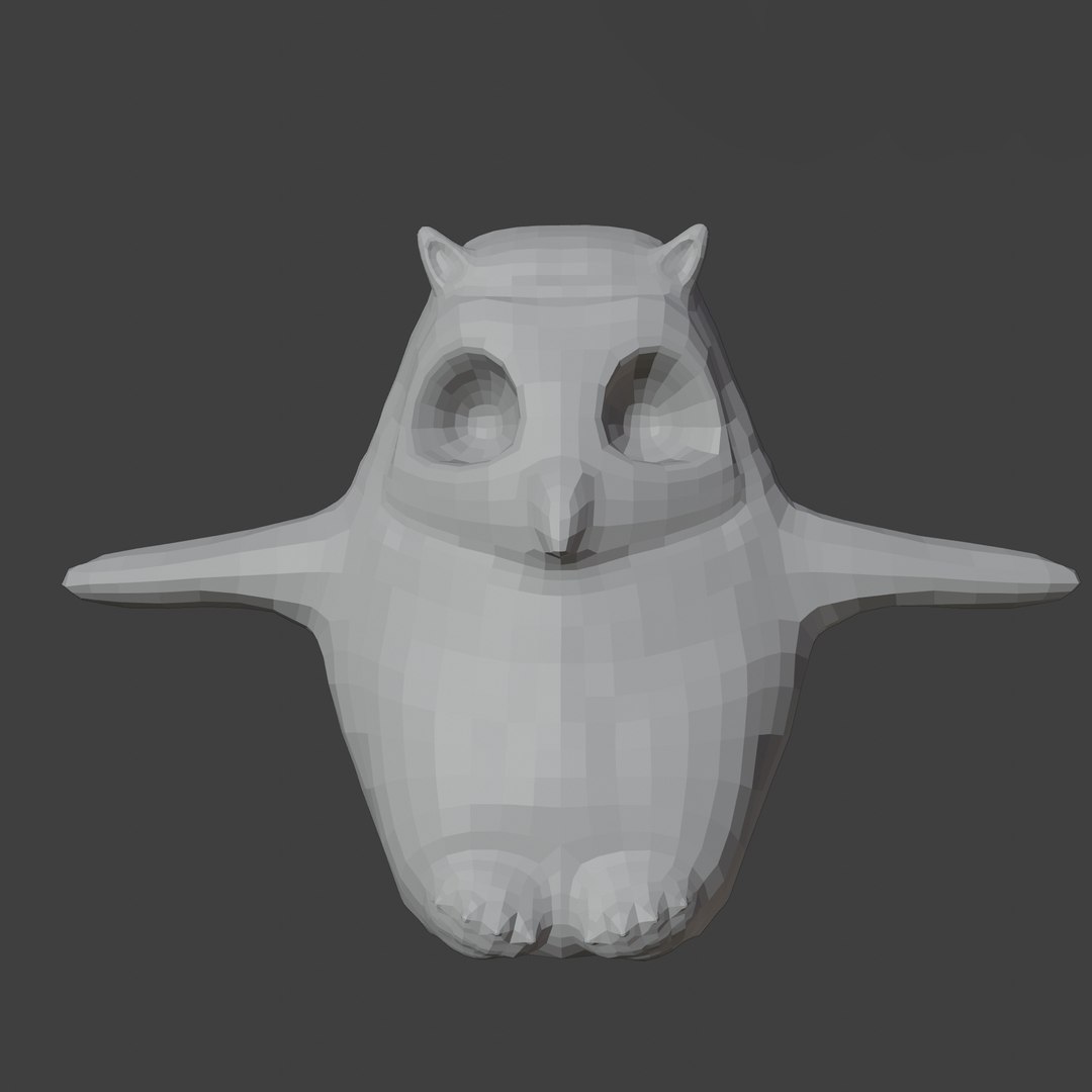 Owl Bird Low Poly Model 3D Model - TurboSquid 1790075