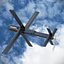 Drone tactique de patrouille en vol, arme noire