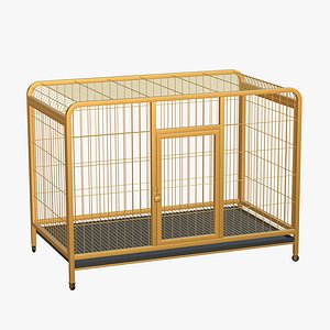 Metal Cage Gold Realistic