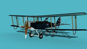 Airco DH-4  Bomber US Navy 3D model