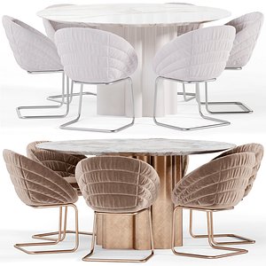 PETITE FLEUR chair and TEATRO MAGICO table