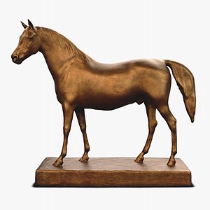 3D Bronze Horse