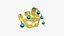 12 Collezione Maschere di Carnevale H - Design dei personaggi dei costumi