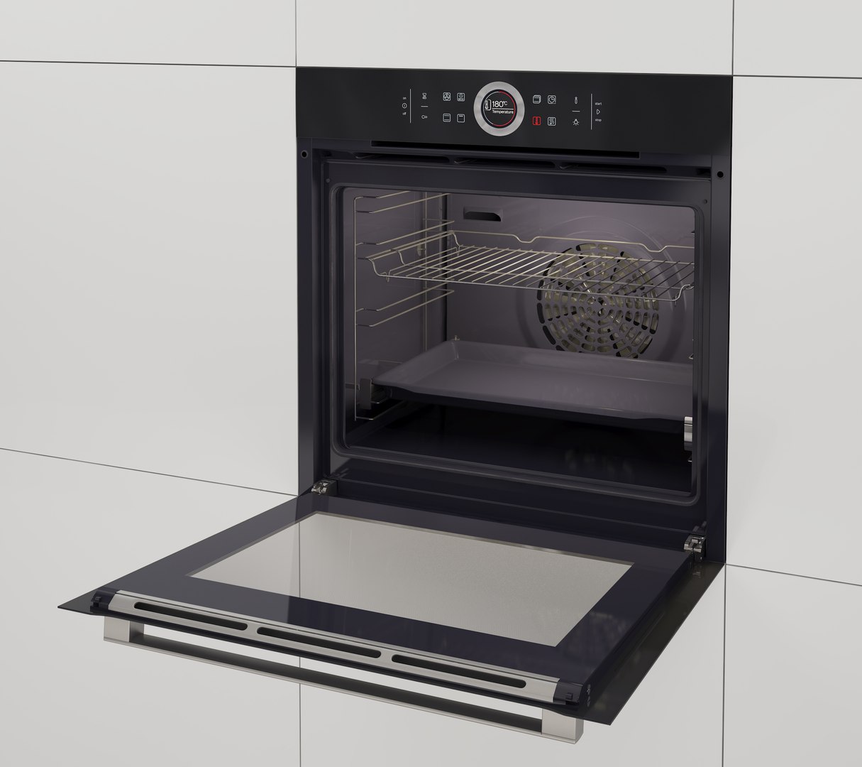 3D Oven Bosch Hbg 633nb1 - TurboSquid 1190861