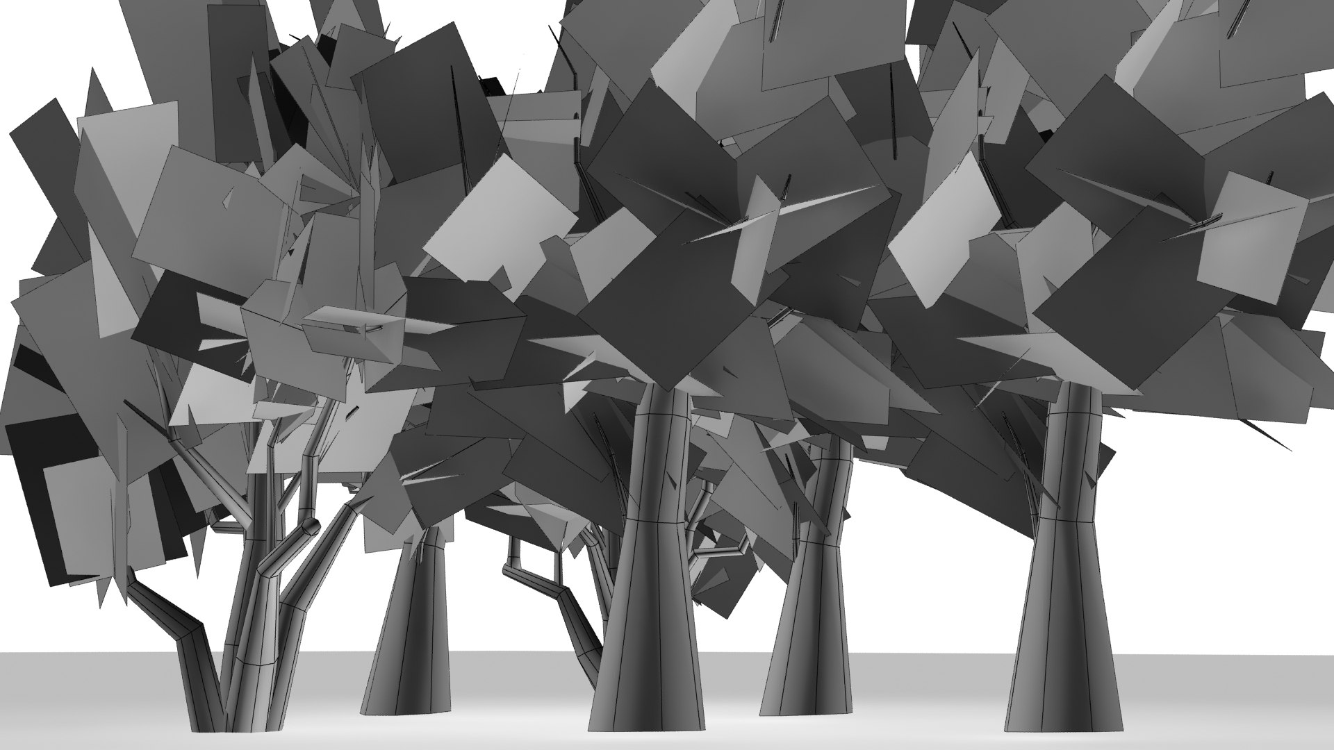 trees 3d model