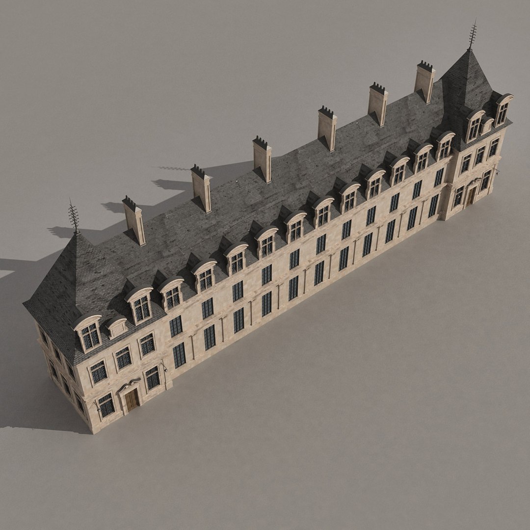 3d european building europe