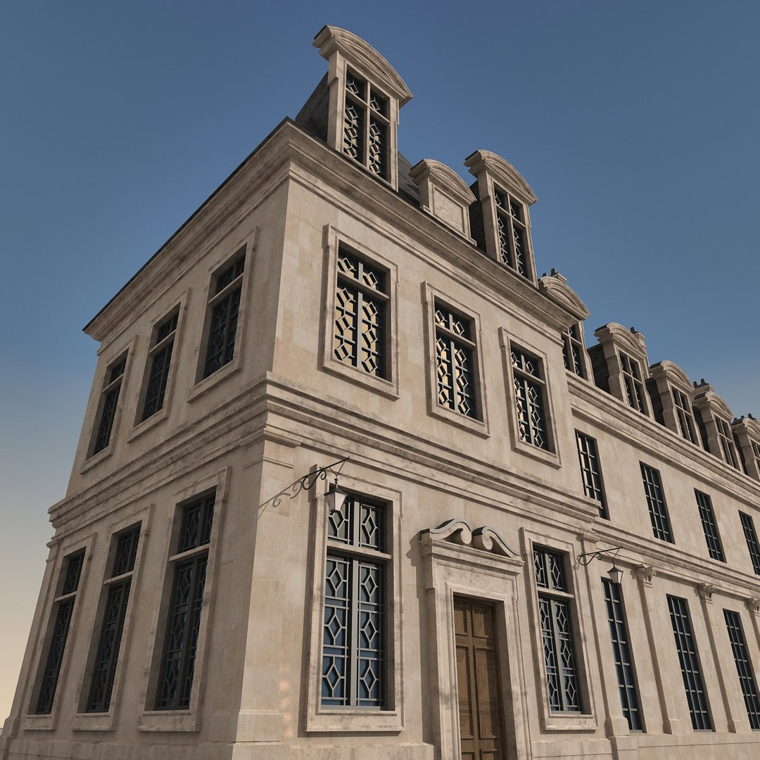 3d european building europe