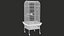 Cage à oiseaux Lowpoly PBR
