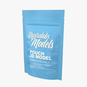 Food Standup Pouch Bag 3D