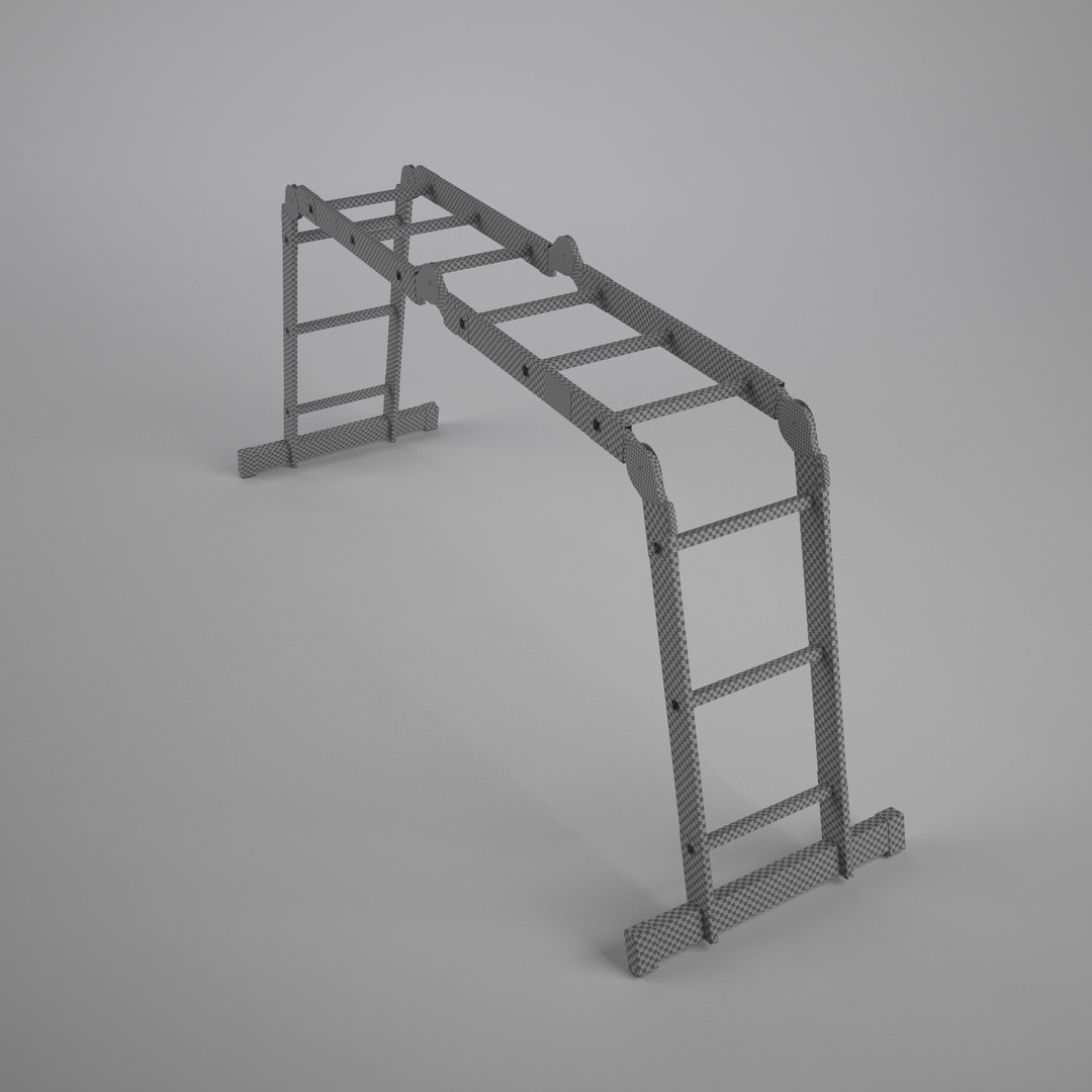 Scaffold Ladder 3d Model