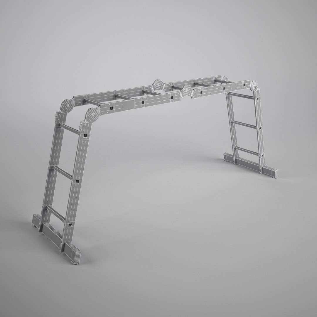 Scaffold Ladder 3d Model