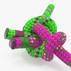 3D alpine butterfly bend knot