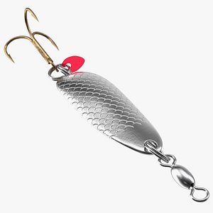 Silver Trolling Spoon Lure