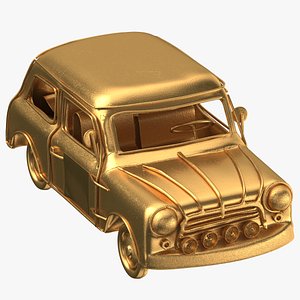 car decoration gold 3D model
