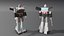 3D transformers g1 robots model