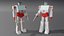 3D transformers g1 robots model