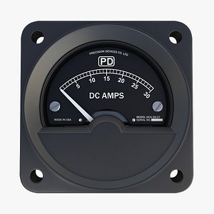 Vintage DC ammeter 10