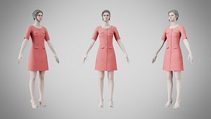 3D Dress 37 Roman model