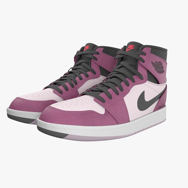 purple nike air jordan 1