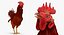 Brown Hen Standing 3D Model