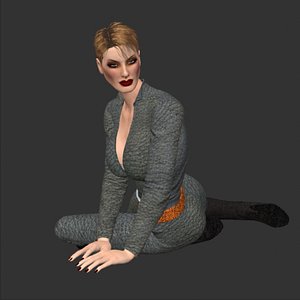 katycs human female 3D model