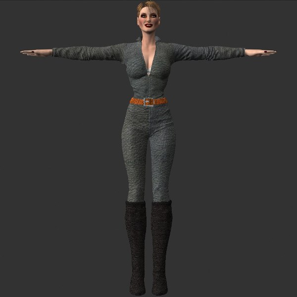 Katycs human female 3D model - TurboSquid 1347124