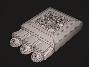 3d decorative stone model