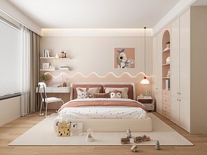 modern bedroom 3D model