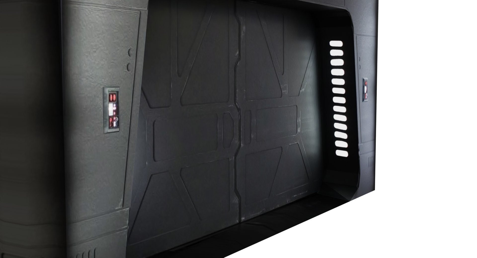 3D Model Star Wars Imperial Door - TurboSquid 2105272