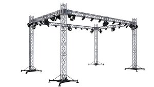 Stage Truss With Lights