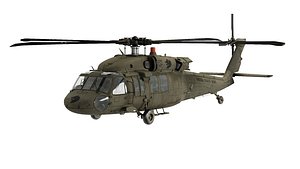 3D Sikorsky UH 60 Black Hawk US model