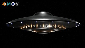 UFO Realistic Spaceship - Flying Saucer - Spacecraft