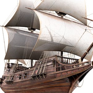 Galleon Ship n1 3D model