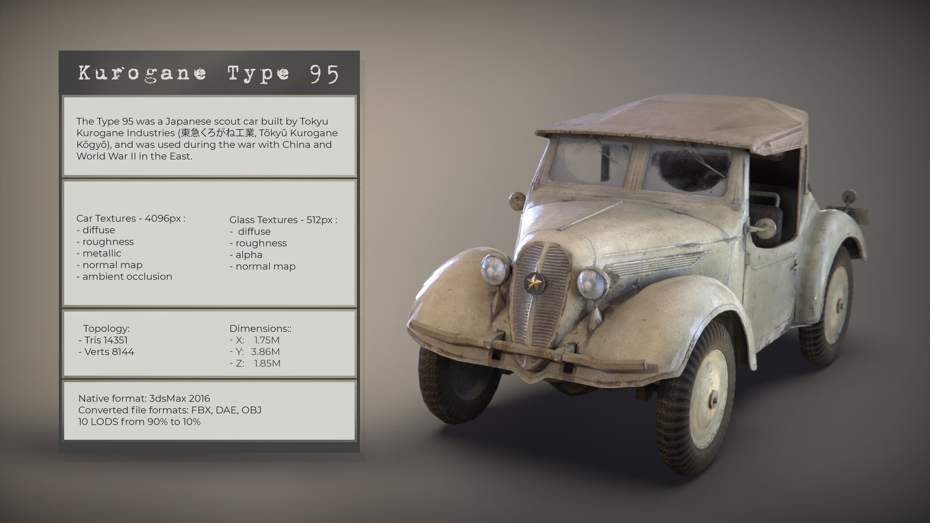3D type 95 japanese scout https://p.turbosquid.com/ts-thumb/Qb/601Mim/tb1SrifC/techs/jpg/1601491860/1920x1080/fit_q87/9221d8f2732aa2cf15142cff0649eb9aaaa38c30/techs.jpg