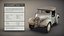 Game-Ready Japanese scout car Type 95 Low-poly 3D model