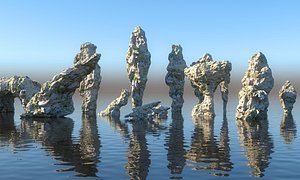 Cliff Mountains Pack 14 3D