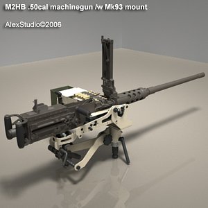 M2HB .50cal machinegun