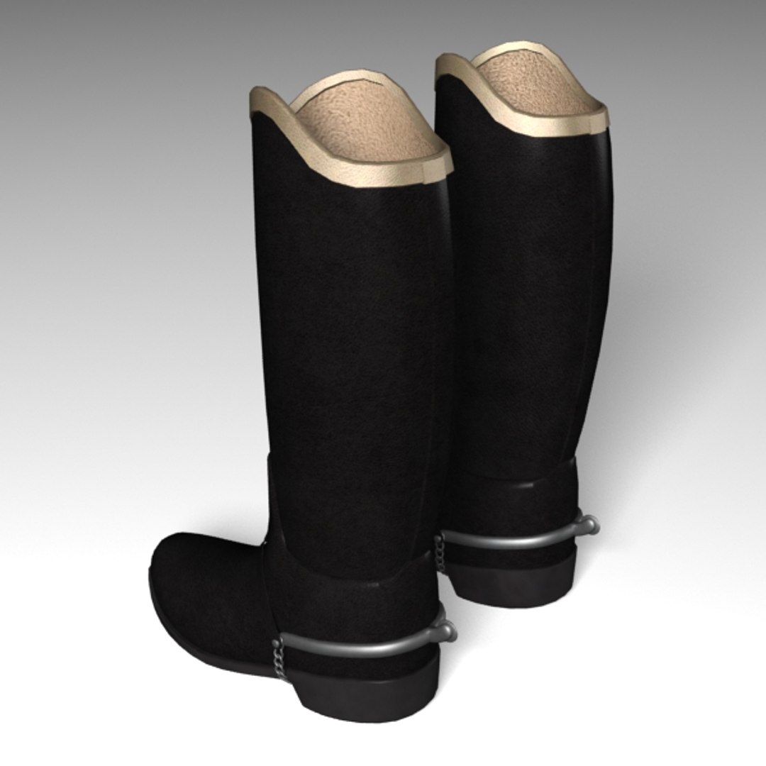 3dsmax Hussar Boots