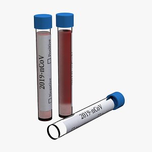 COVID test vial