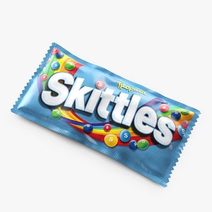 Tropical Skittles Package 3D