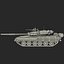 Soviet Main Battle Tank T 80 Rigged