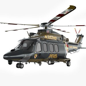 AW139 Maryland State Police L2340 3D
