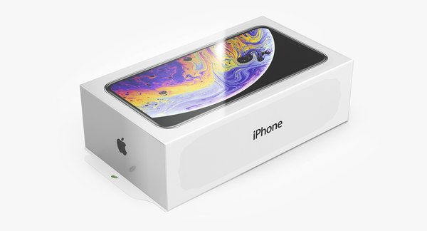 Apple Iphone Xs Box 3d Model Turbosquid