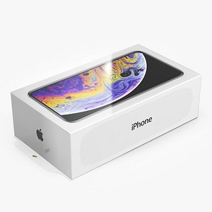 Apple iPhone Xs Box 3D Model