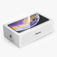 Apple iPhone Xs Box 3D Model