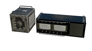 old military radios 3D